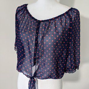 Color Of Love Pokodot  Crop Top NWT